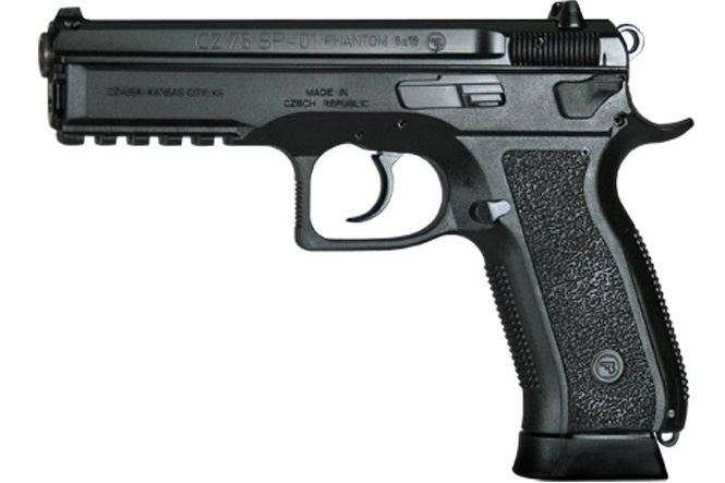 CZ 75 SP-01 Phantom 9mm Luger Pistol Polymer Frame Decocker 91258