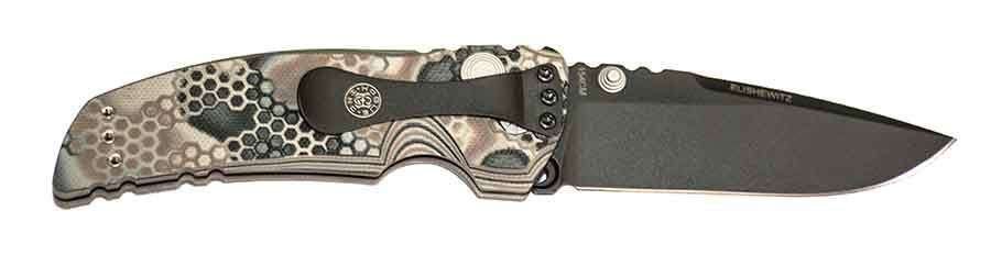 Hogue EX-01 3.5 inch Cerakote G10 Frame Tread G-Mascus Dark Earth Folder Drop Point Blade