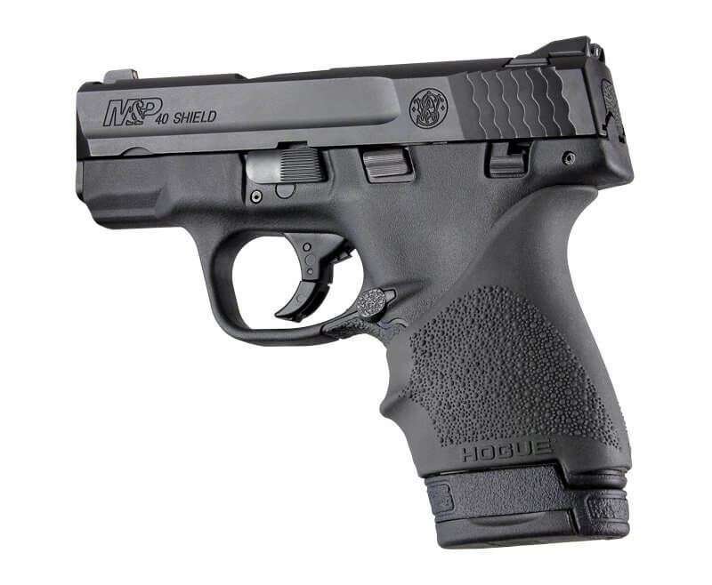 Hogue Hand All Beaver Tail S&W M&P Shield Ruger LC9 Glock 26/27 – Black