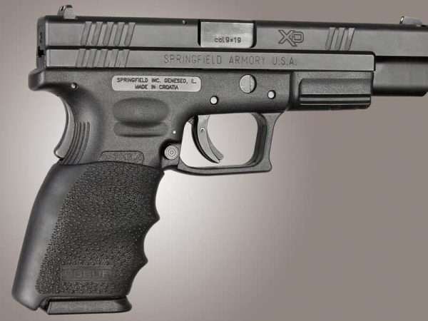 Hogue Handall Hybrid Springfield XD9 9 mm .40 S&W .357 SIG Pistol Grip Sleeve – Black