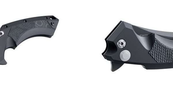 Hogue X5 Folding Knife Push-Button with Manual Safety and Stainless Steel Blade