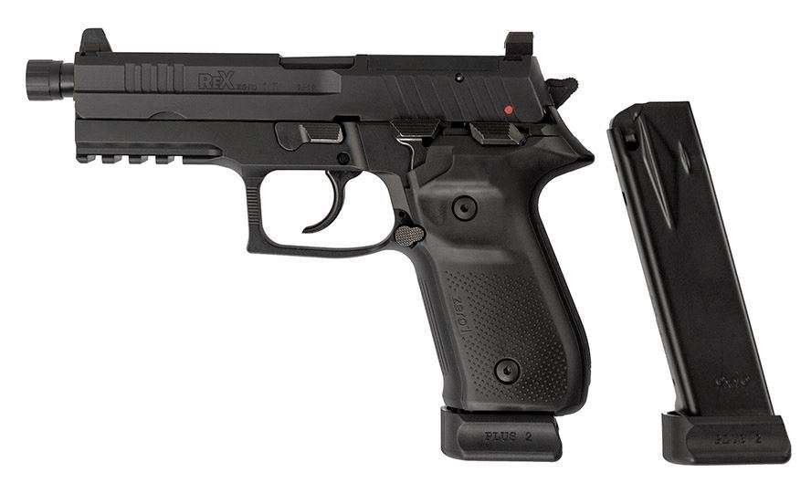 Arex Rex Zero 1 Tactical Black 9mm Semi-Automatic 20 Round Pistol