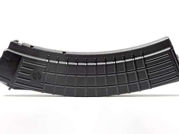 Arsenal Circle 10 Waffle Pattern 5.45x39mm Black Polymer Mil Spec 45 Round Ribbed Magazine