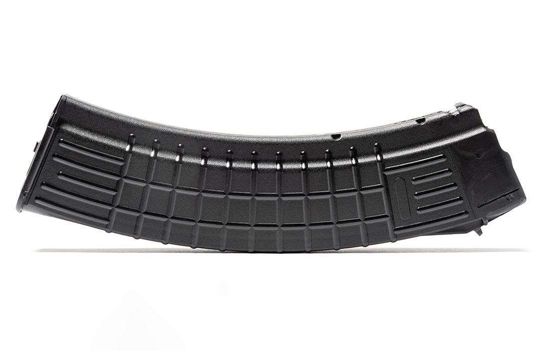 Arsenal Circle 10 Waffle Pattern 5.45x39mm Black Polymer Mil Spec 45 Round Ribbed Magazine