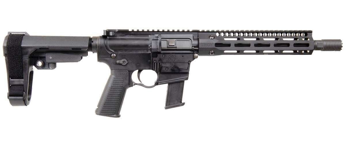 Troy Industries Pistol 9mm LRBHO 10.5″ Barrel (Optic Ready)