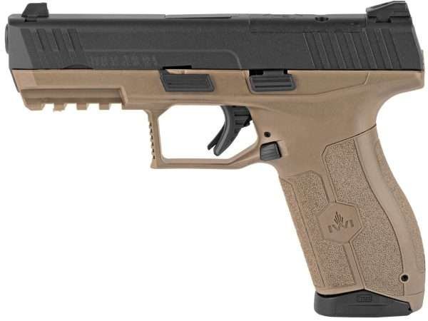 IWI MASADA Optics Ready Pistol Flat Dark Earth 9mm 4.1″ Barrel (2) 17RD Mag 3 Dot Sight