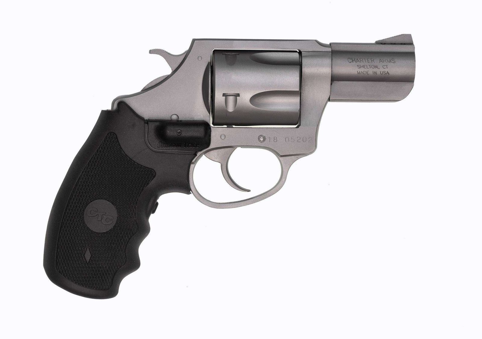 Charter Arms – MAG PUG .357 Mag. 2.2″ 5rd Laser GripStandard Hammer Stainless Steel