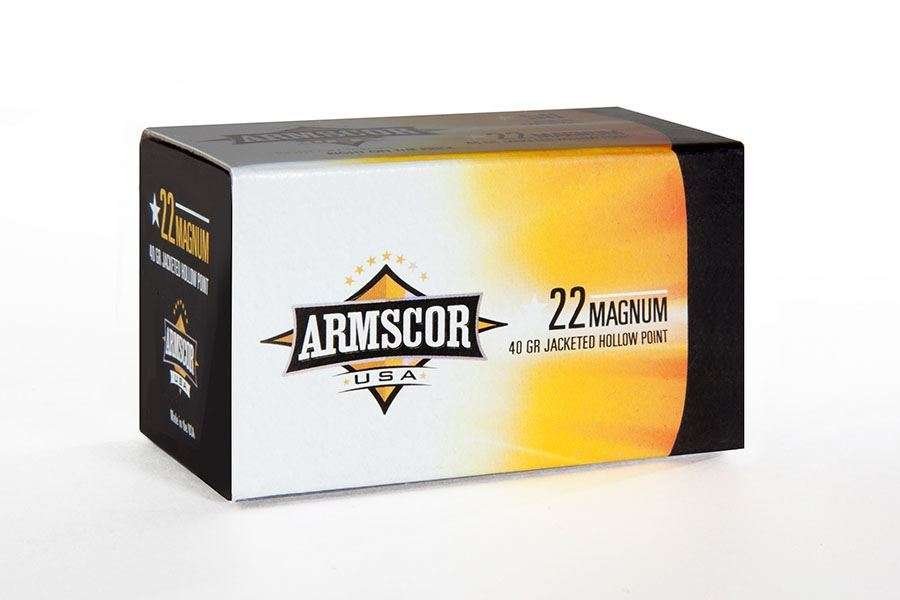 Armscor 22 Mag 30 Grain Jacketed Hollow Point Rimfire 50 Round Box