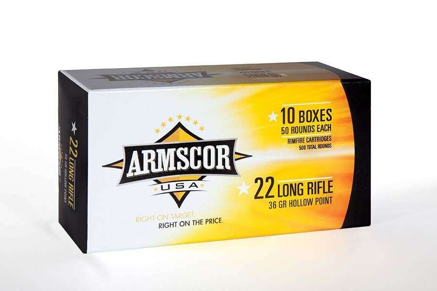 Armscor USA .22LR HVHP 36 Gr. Hollow Point Ammunition – 500 Rounds
