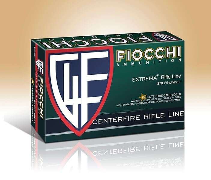 Fiocchi Ammunition 270 Win 150 Grain Extrema Interlock Flat Base Pointed Soft Point 20 Round Box