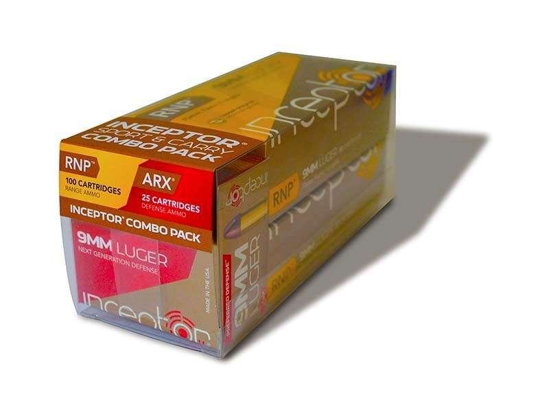 Polycase 9mm Luger 65 gr RNP & ARX Ammo 125 rounds (100 RNP Ammo X 25 ARX Ammo)