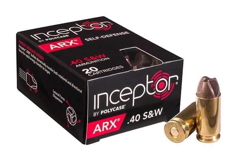 Polycase Inceptor ARX .40 S&W Ammo 20 Rounds