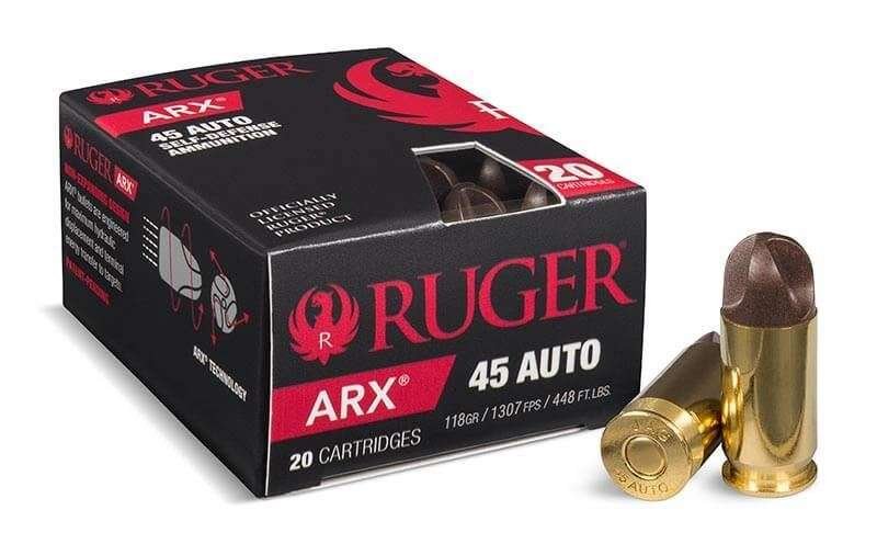 Ruger ARX .45 ACP Ammo 20 Rounds Box