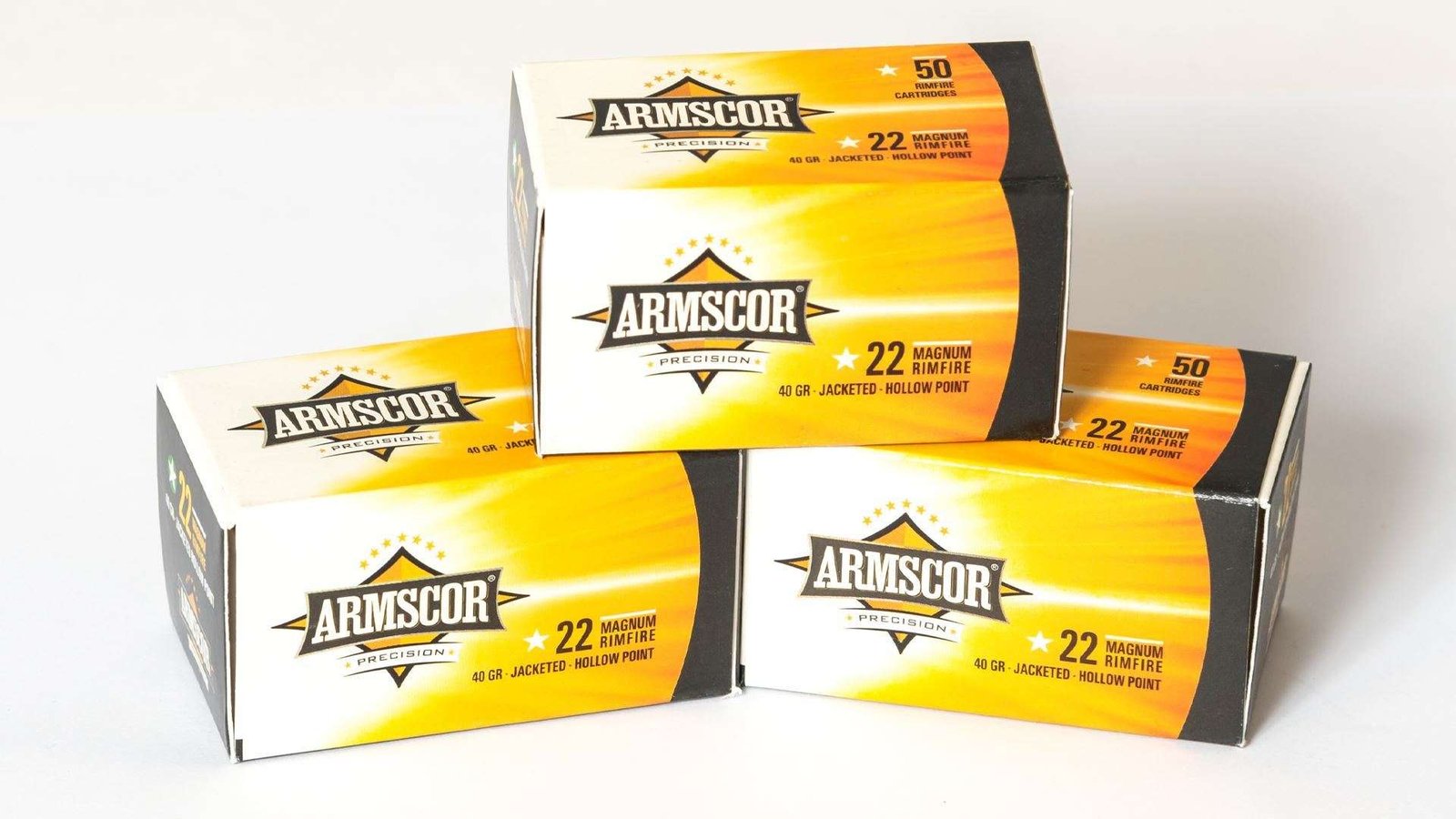 Armscor 22 Mag 40 Grain Jacketed Hollow Point Rimfire 5000 Round Case
