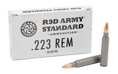 Red Army Standard 223 Rem 55 Grain Full Metal Jack Case of 1000 Rounds