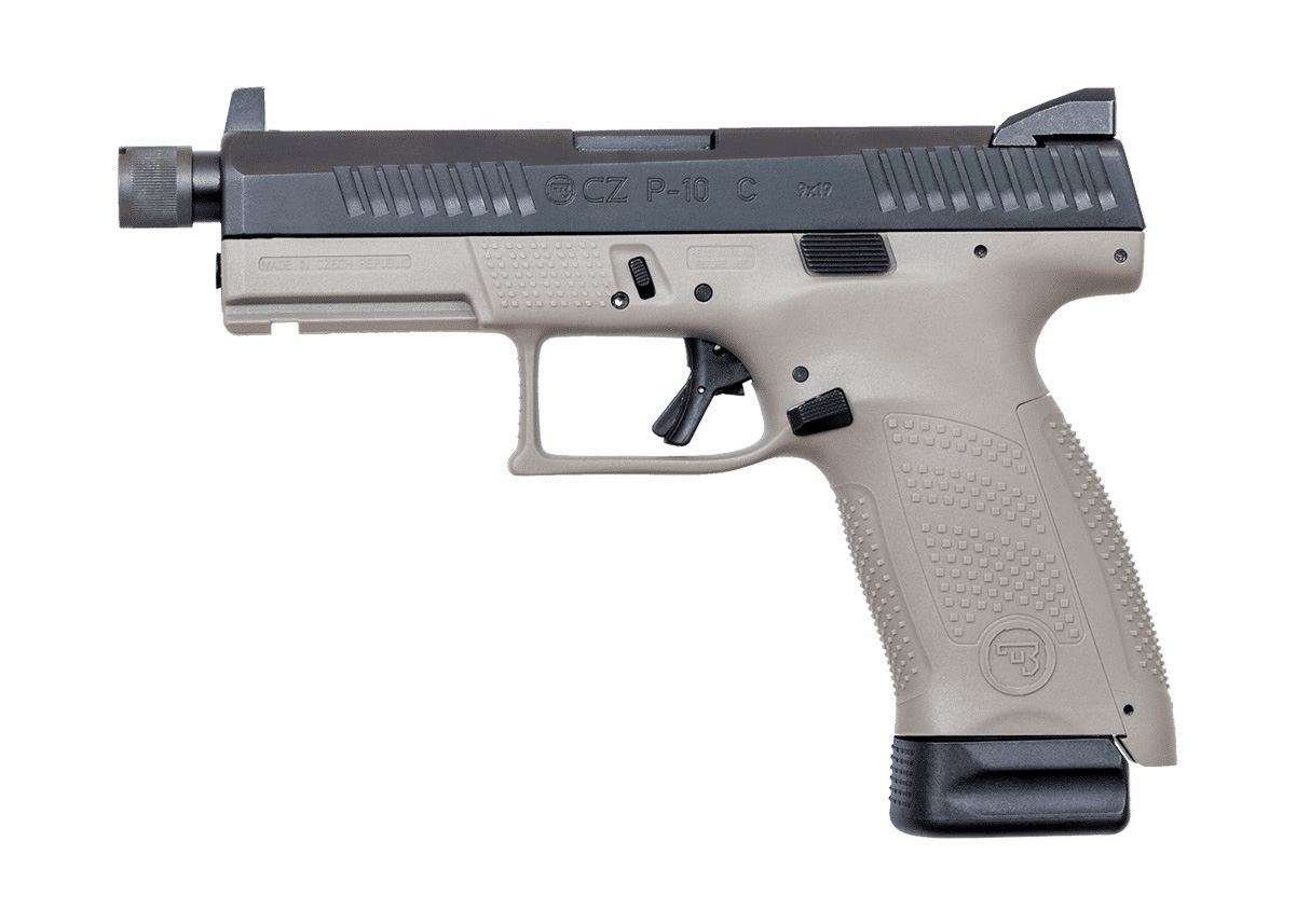 CZ P-10 C 9MM Threaded Barrel Compact Grey Poly Frame Striker Fired Pistol 10rd