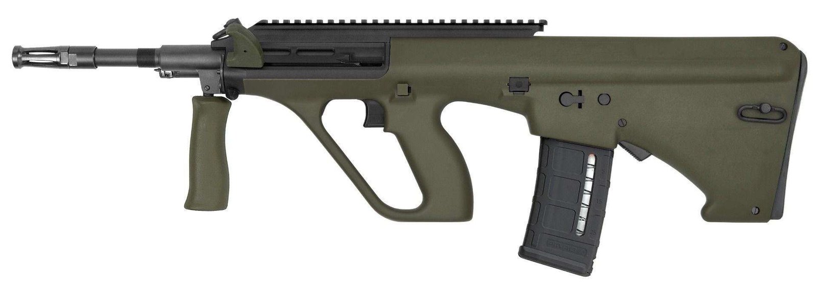 Steyr Arms AUG A3 M1 NATO 5.56x45mm / 223 Rem Green Semi-Automatic Rifle with Extended Rail
