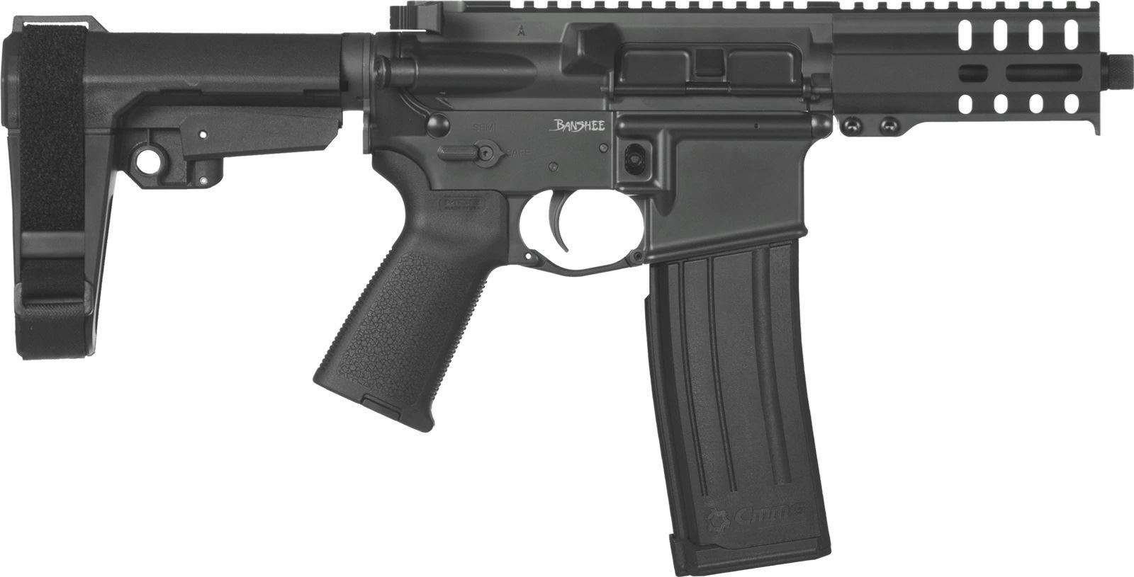 CMMG Banshee 300 Mk4 5.7x28mm Graphite Black Semi-Automatic 30 Round Pistol