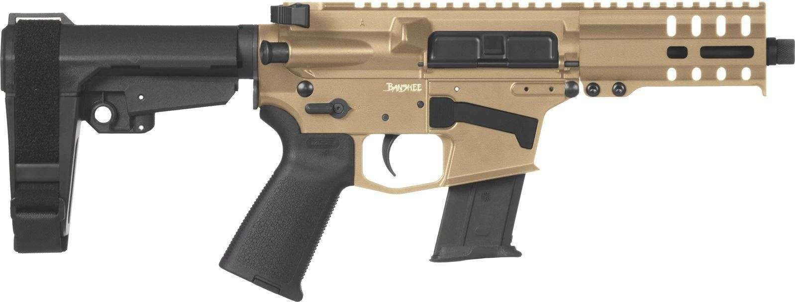CMMG Banshee 300 Mk57 5.7x28mm Flat Dark Earth Semi-Automatic 30 Round Pistol