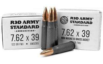 Red Army Standard 7.62x39mm 122 Grain FMJ Ammunition 1000 Rounds