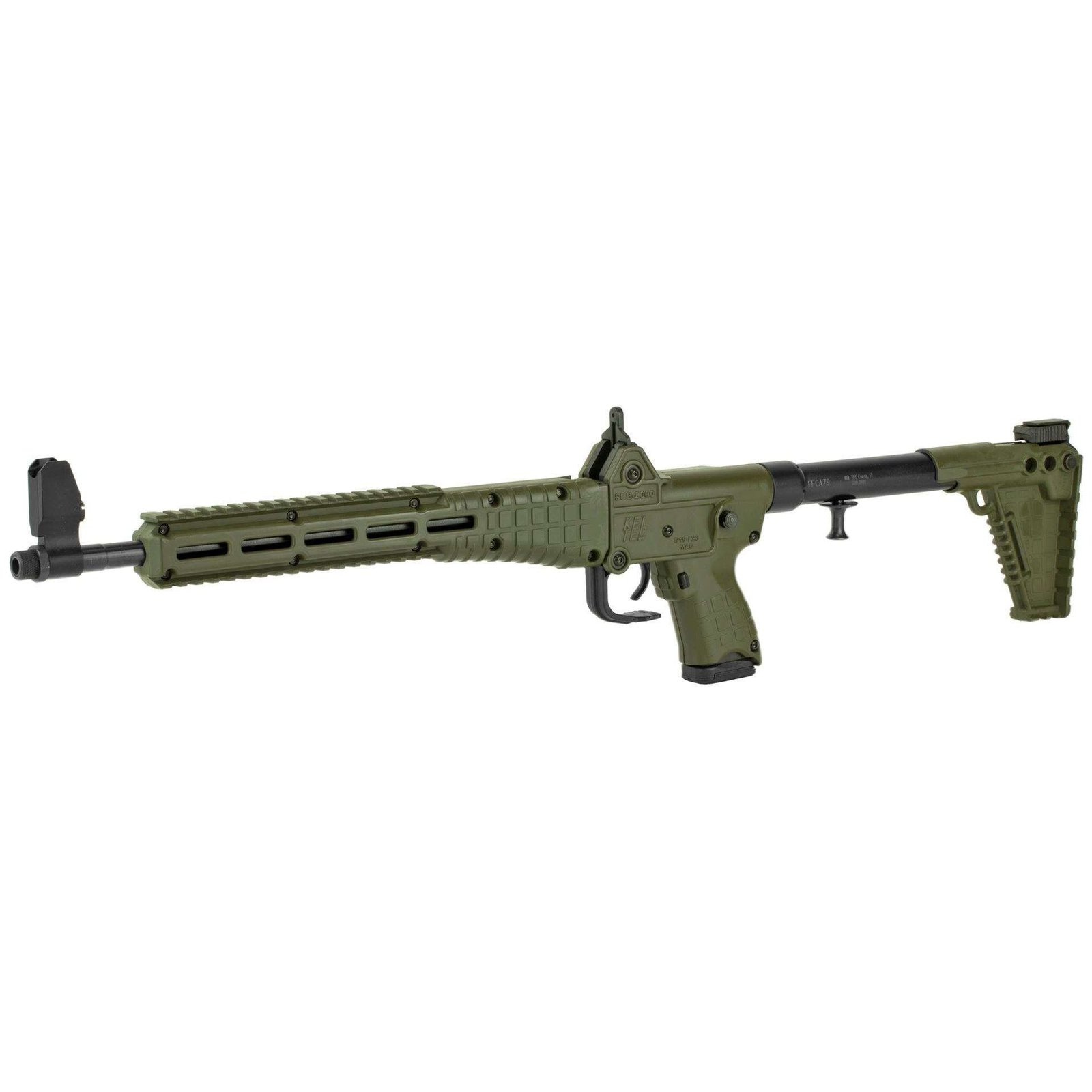 KelTec Sub 2000 Gen 2 9mm Green Semi-Automatic 15 Round Rifle