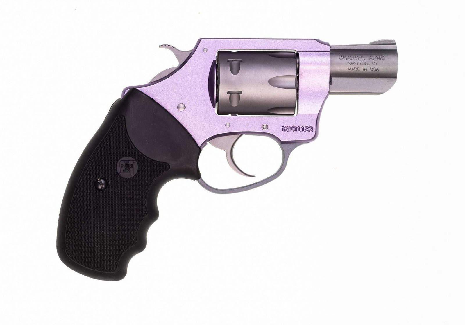 Charter Arms Lavender Lady® .22 Mag 6rd 2″ Barrel Lavender/Stainless Steel Revolver
