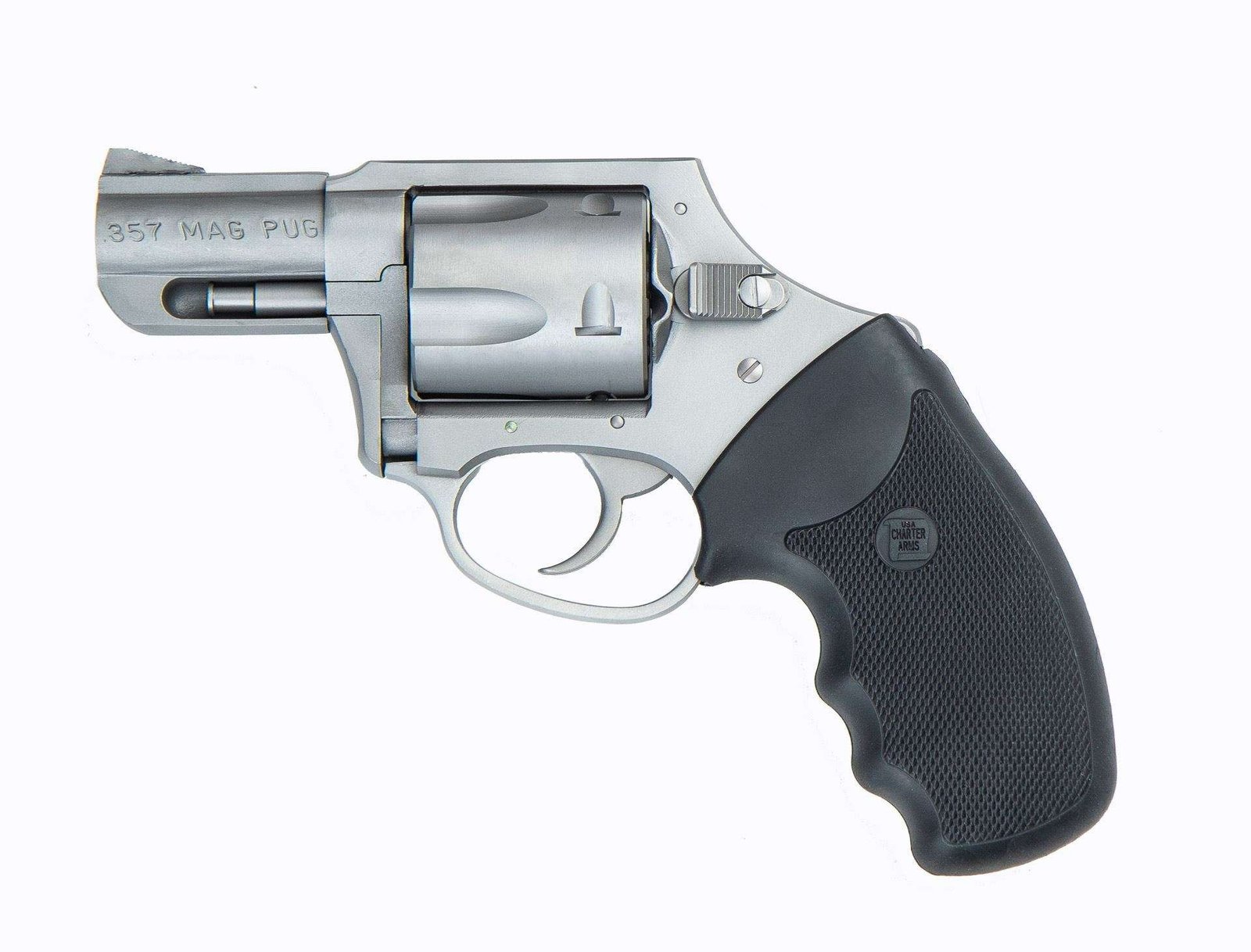 Charter Arms Mag Pug .357 Mag Stainless Steel 2.2″ Barrel DAO Revolver