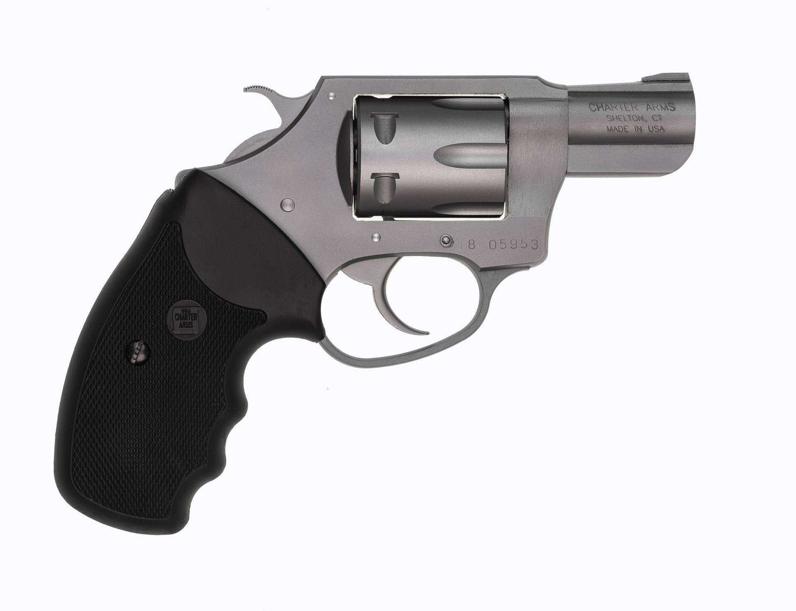 Charter Arms Pathfinder® .22 LR 8rd 2″ Barrel Stainless Steel Revolver