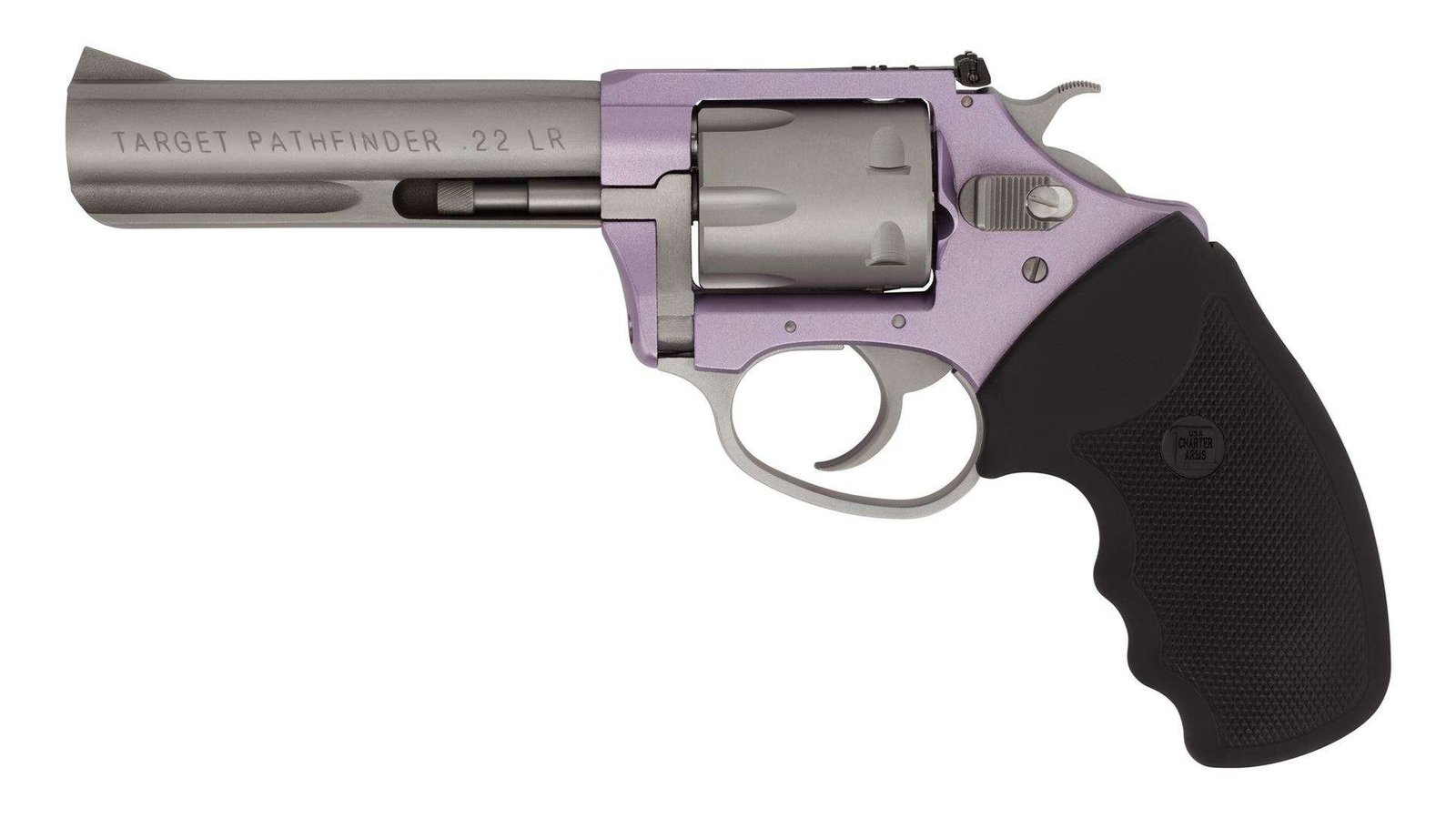 Charter Arms Pathfinder® Lite .22 LR 8rd 4.2″ Barrel Lavender/Stainless Steel Revolver