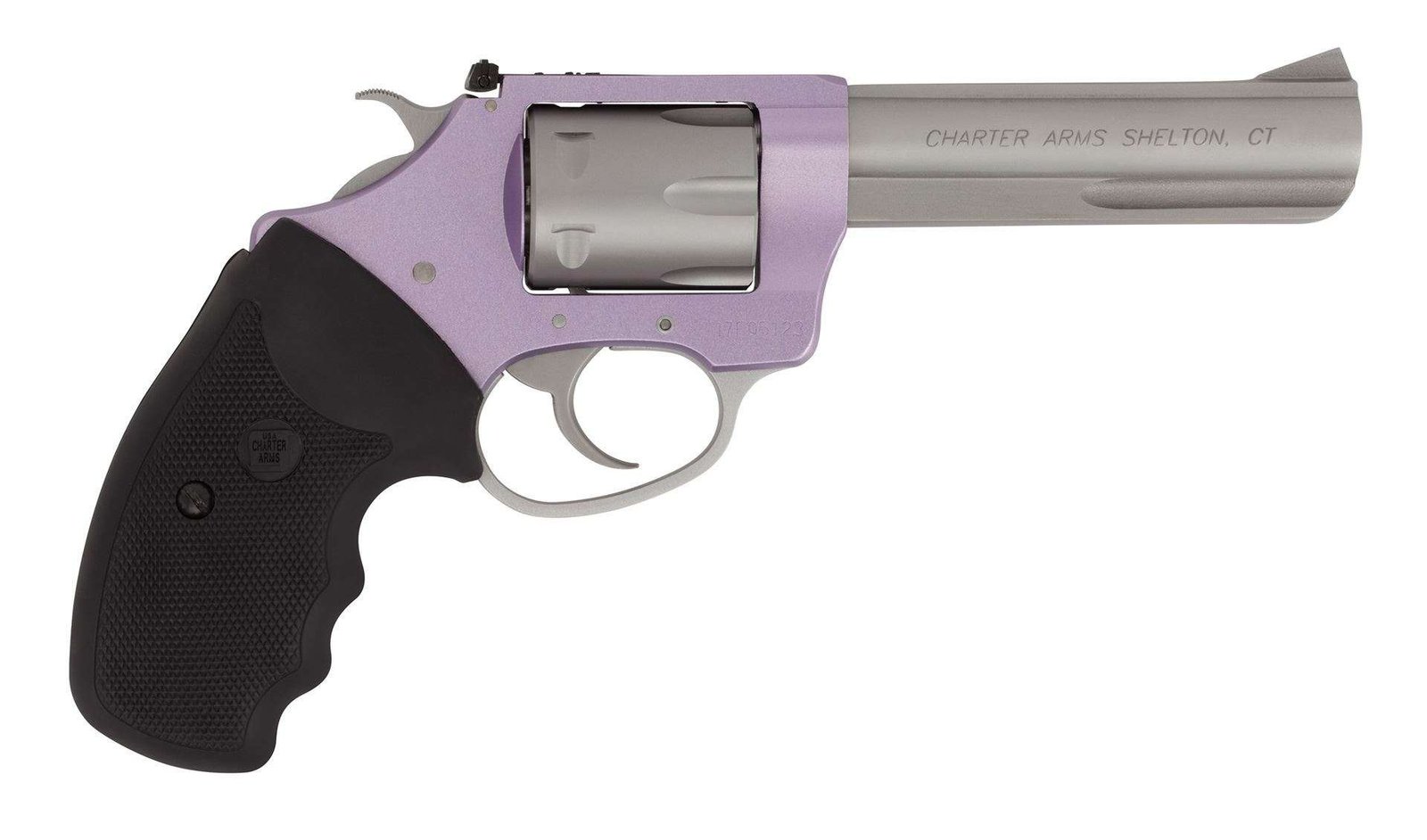 Charter Arms Pathfinder® Lite .22 LR 8rd 4.2″ Barrel Lavender/Stainless Steel Revolver