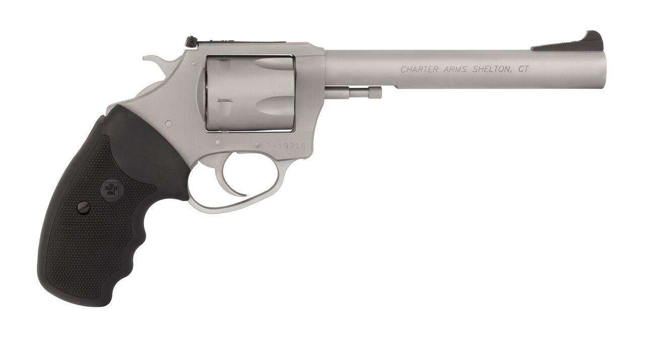 Charter Arms Pit Bull® 9mm 5rd 6″ Barrel Stainless Steel Revolver