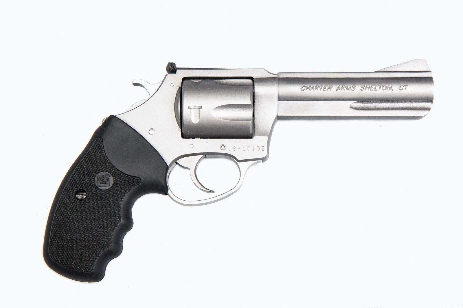 Charter Arms Pitbull® .40 S&W 5rd 4.2″ Barrel Stainless Steel Revolver