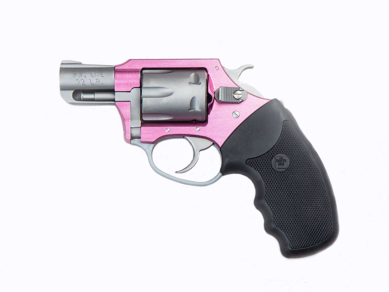 Charter Arms The Pink Lady® .22LR 8rd 2″ Barrel Pink Stainless Steel Revolver