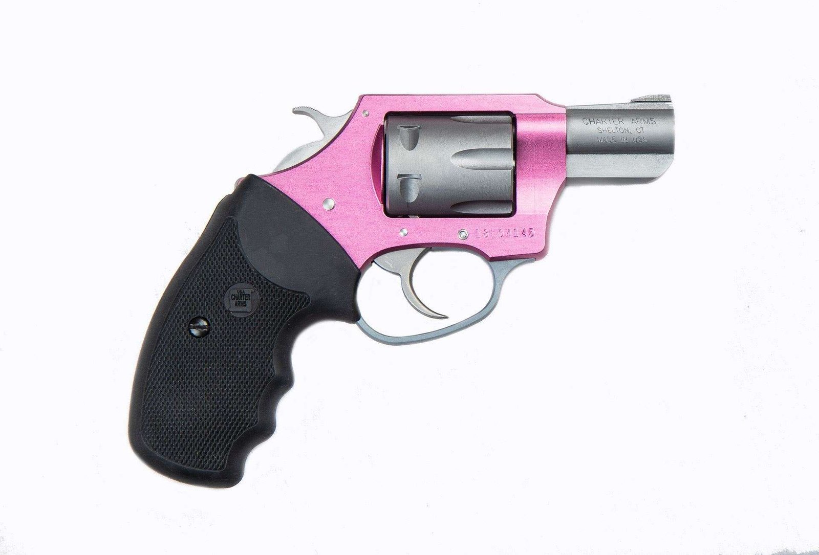 Charter Arms The Pink Lady® .22LR 8rd 2″ Barrel Pink Stainless Steel Revolver