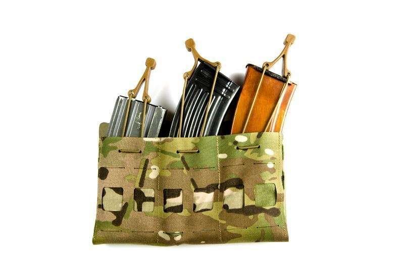 Blue Force Gear-Mag NOW! Pouch – Triple M4 Mag – Open top bungee retention – Black