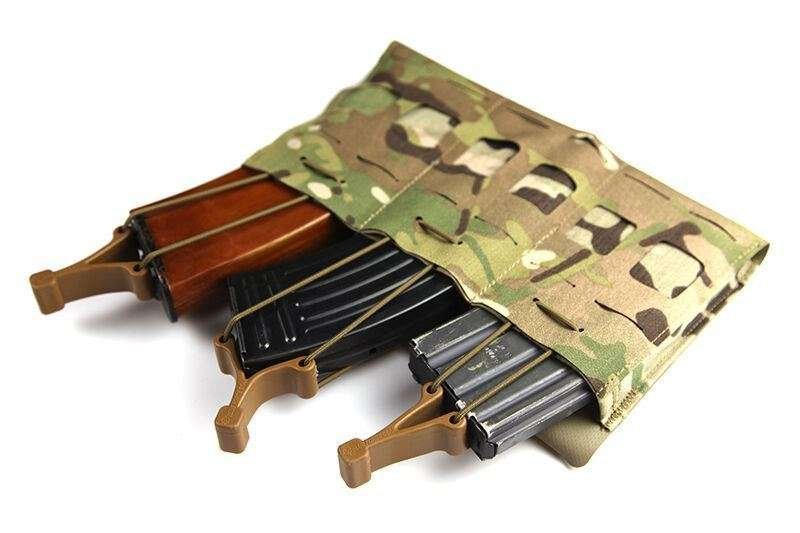 Blue Force Gear-Mag NOW! Pouch – Triple M4 Mag – Open top bungee retention – Black