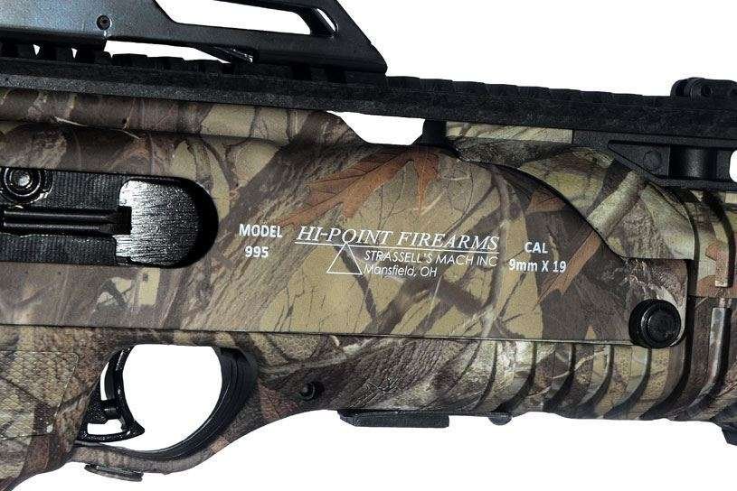 Hi-Point Firearms Model 995 9mm Woodland w/ 1.5-5X32 Scope w/ Rings Kit 10 Round Carbine