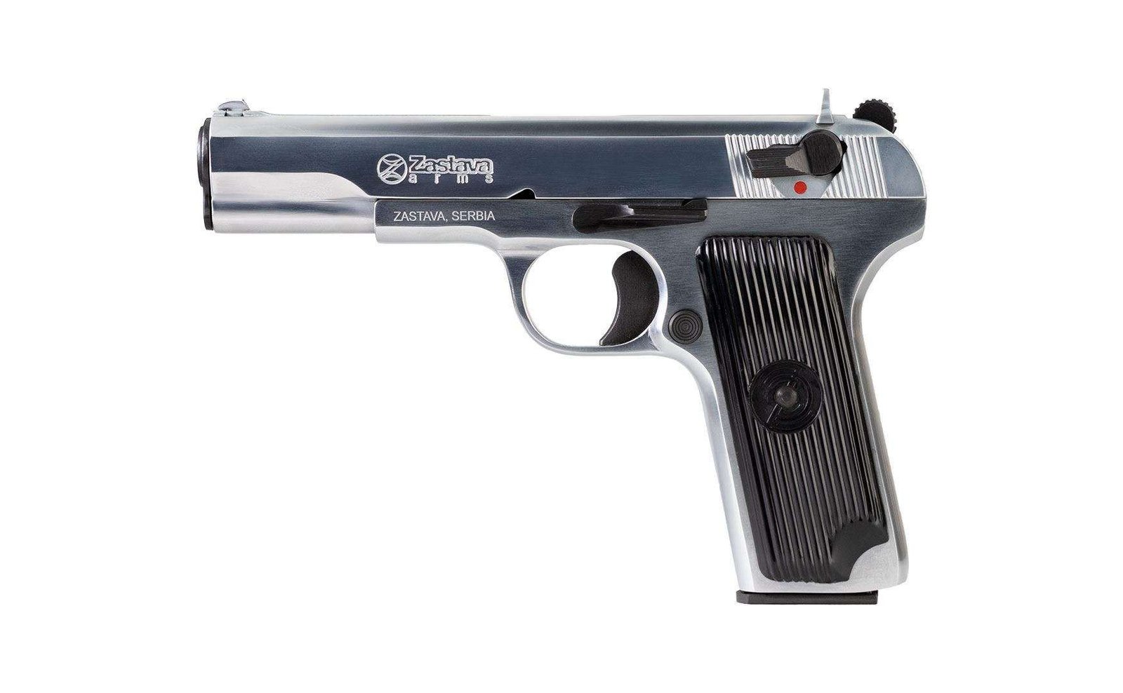 Zastava M70AA 9mm Semi-Auto Single Action Pistol 9 Round Chrome