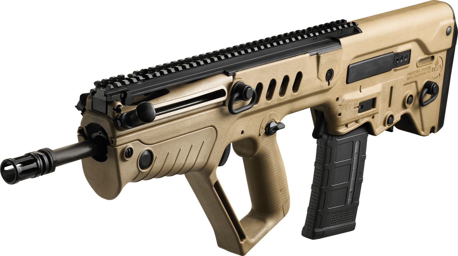 IWI TAVOR X95 Bullpup Rifle .300 AAC 16.5″ Barrel RH 30rd BUIS Flattop Flat Dark Earth