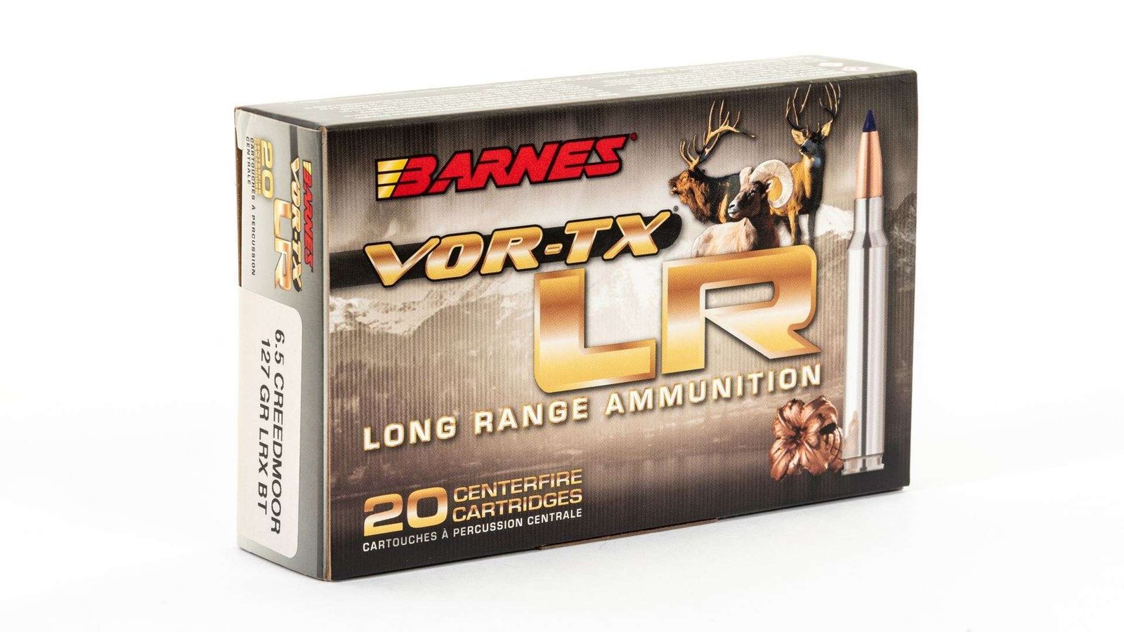 Barnes Vor-LRX Boat Tail 6.5 Creedmoor 200rd case (10 boxes)