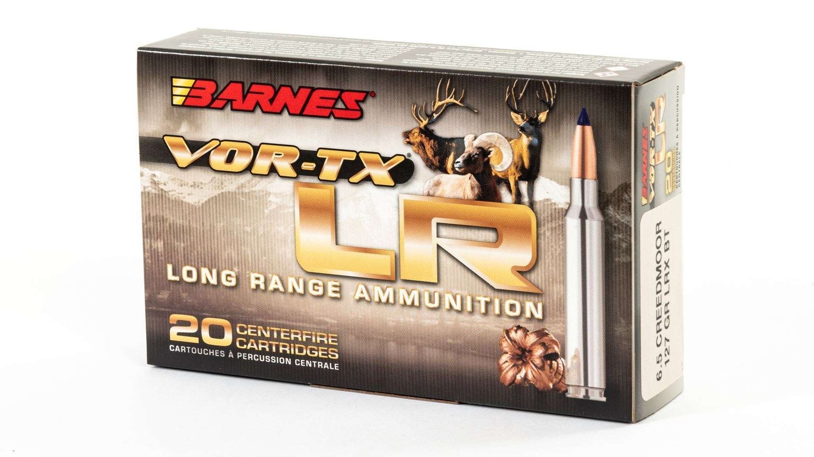 Barnes Vor-LRX Boat Tail 6.5 Creedmoor 200rd case (10 boxes)
