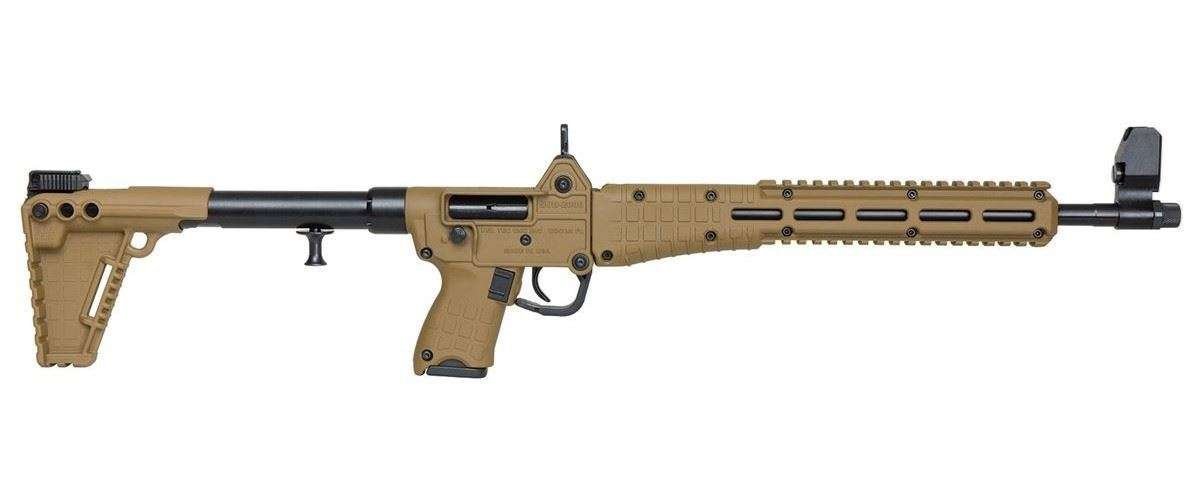 Kel-Tec SUB2000 Blued Tan for Glock 23 40Cal 16″ Barrel 13 Round Semi-Automatic Rifle