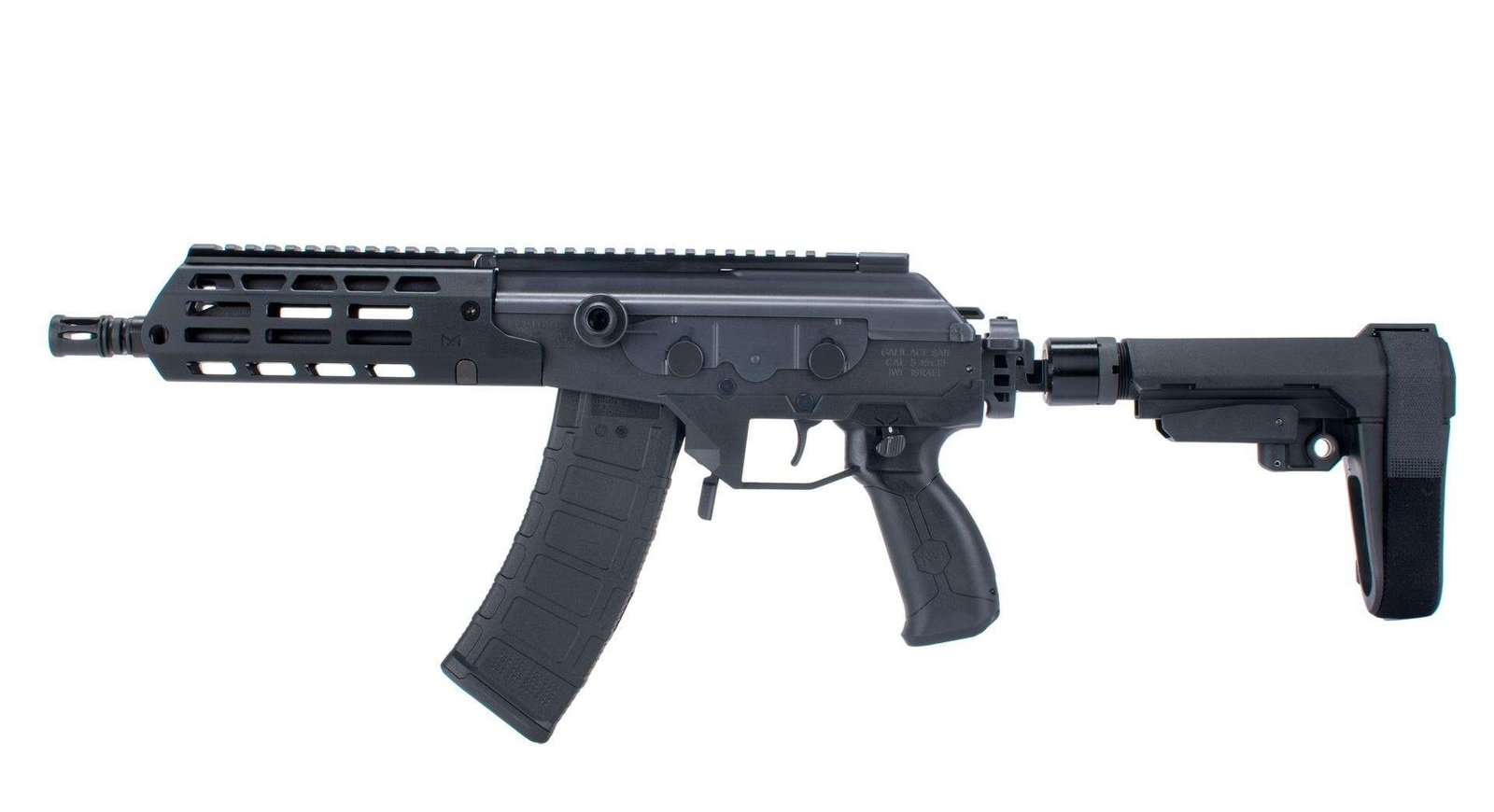 IWI Galil Ace Pistol GEN2 5.45x39mm 8.3″ Barrel 30RD FreeFloat MLOK Side Folding Stabilizer Brace