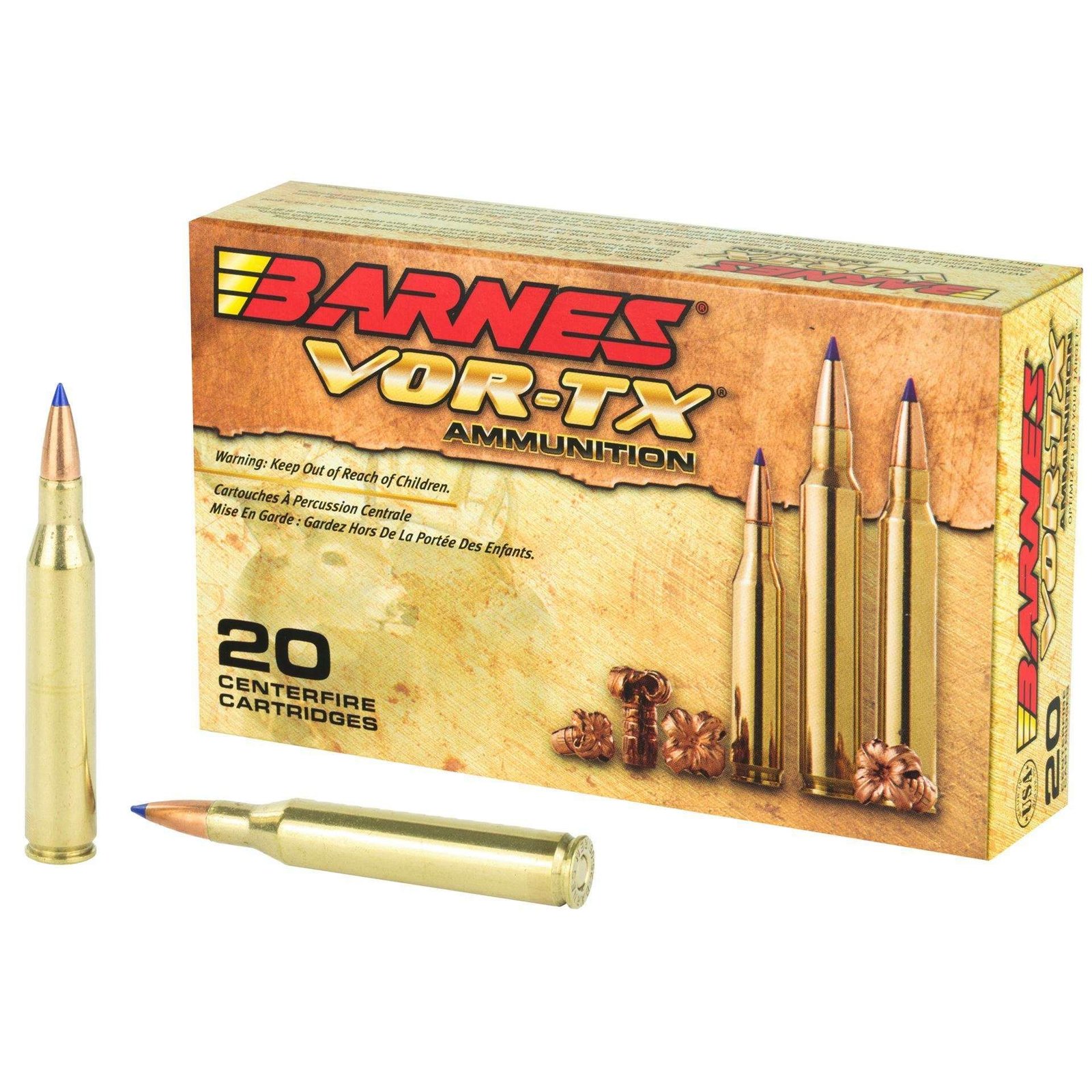 Barnes Vor-TX Rifle TTSX BT 25-06 Remington 20rd pack