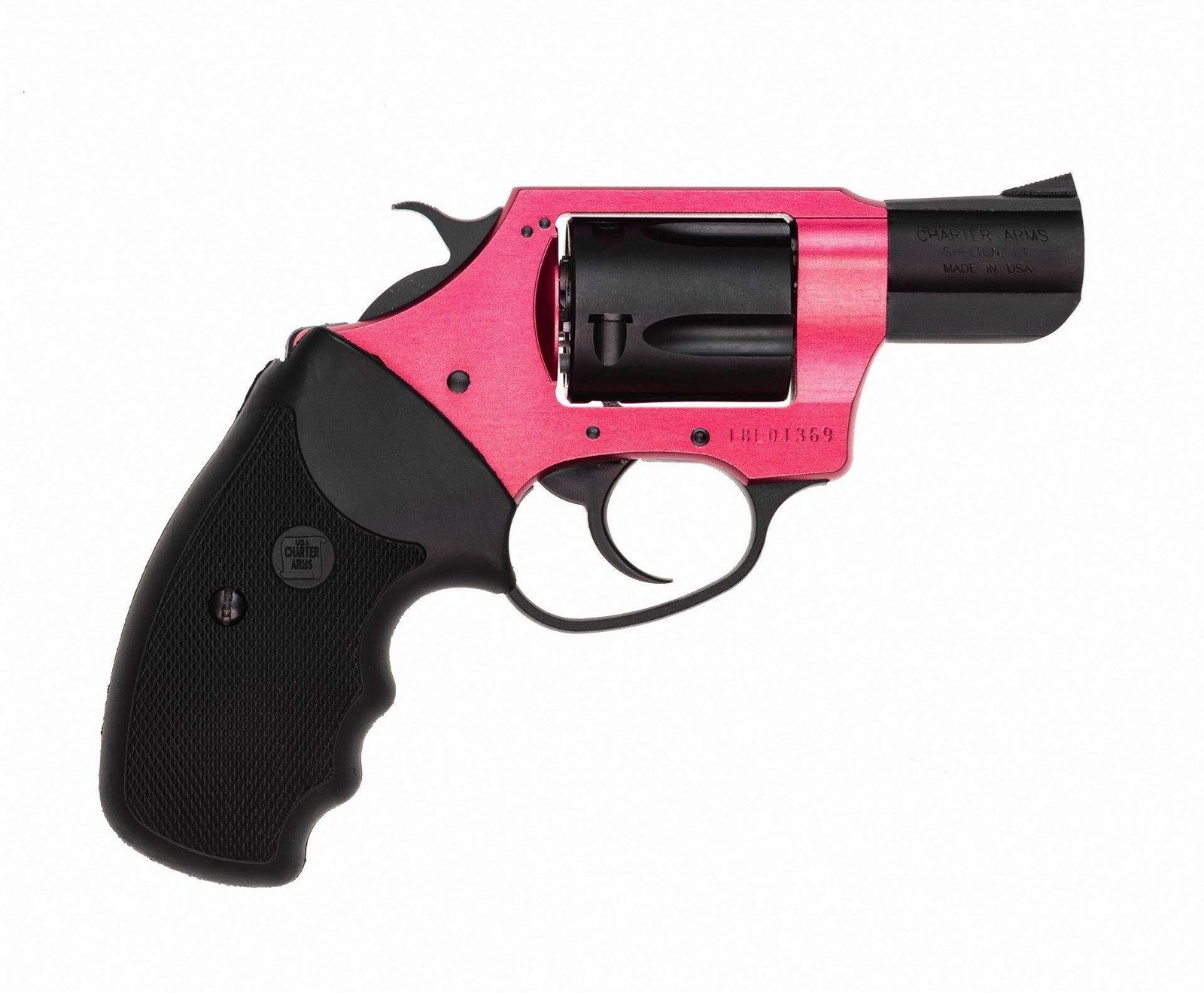 Charter Arms – UNDERCOVER .38 Special 2″ 5rd Full Grip Standart Hammer Red/Black Passivate