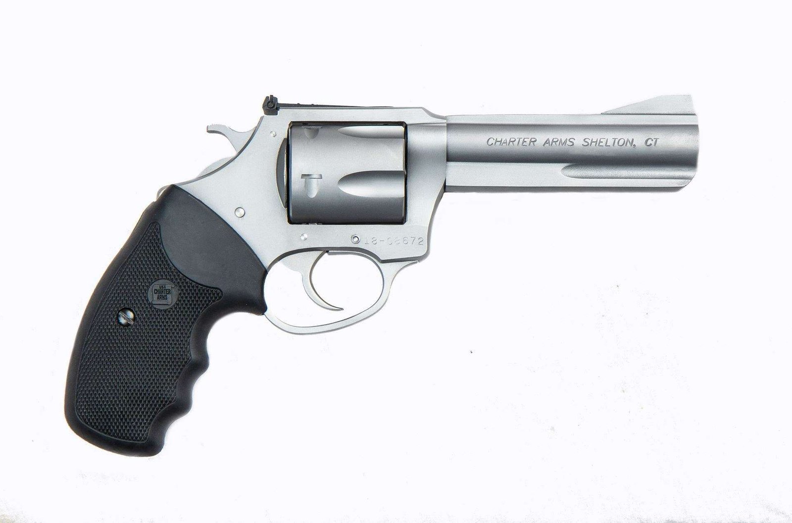 Charter Arms – Target Magnum .357 Mag. 4.2″ 5rd Full Grip Standard Hammer Stainless Steel