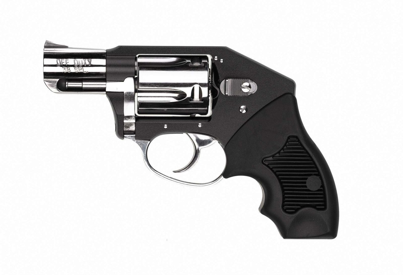 Charter Arms – OFF DUTY .38 Special 2″ 5rd Compact Grip Compact Hammer Black/Hi-Polish