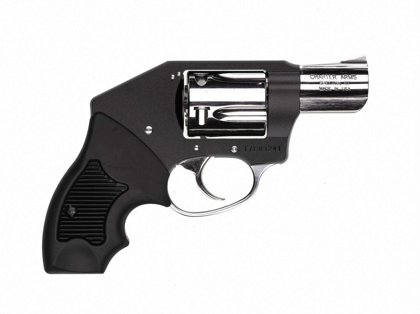 Charter Arms – OFF DUTY .38 Special 2″ 5rd Compact Grip Compact Hammer Black/Hi-Polish