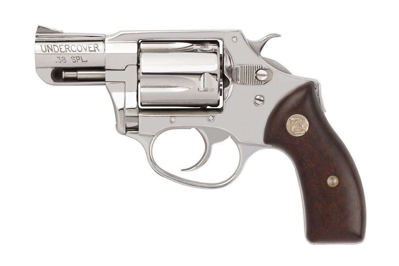 Charter Arms – UNDERCOVER.38 Special 2″ Wood Grip Standard Hammer Hi-Polish