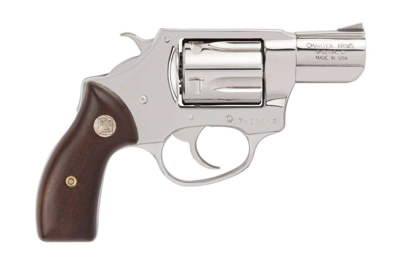 Charter Arms – UNDERCOVER.38 Special 2″ Wood Grip Standard Hammer Hi-Polish